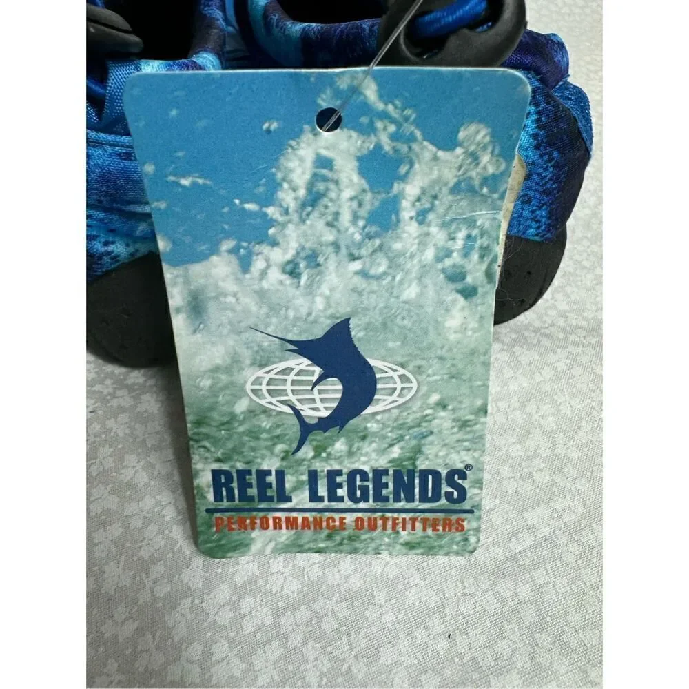 Reel Legends BOY’S Size 4 Blue GULF K Water Shoes